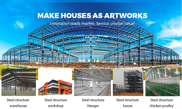 Cheap Fast Easy Assemble Environmental Prefab Steel Structure Workshop/Warehouse for Africa
